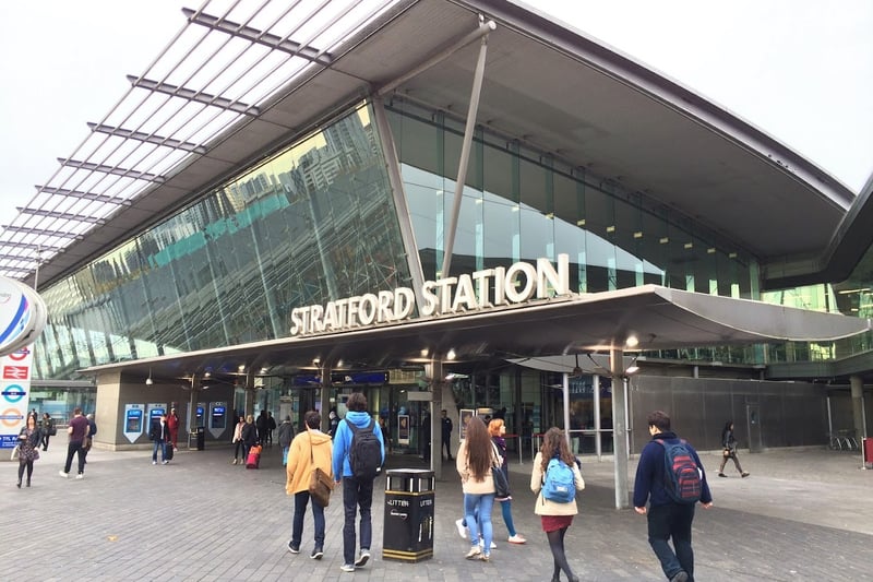 Estimated entries and exits made at Stratford station was 44,136,784.