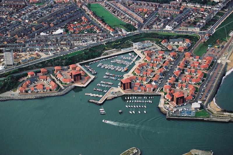 Sunderland Marina as it looked 20 years ago today.