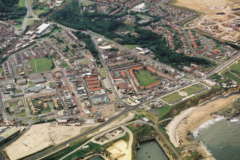 How Seaham looked from the air on this day in 2004.