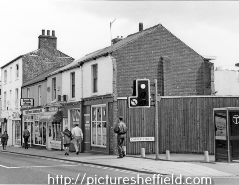 Age Concern, on Division Street near s the junction with Rockingham Lane in March 1991. Photo: Picture Sheffield