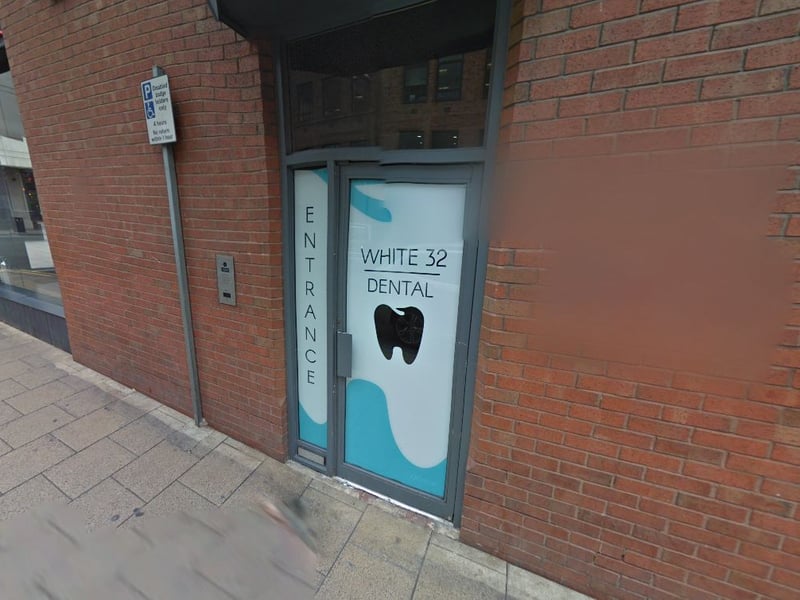 White 32 Dental., on Wormald Row has 4.3 stars out of 5 based on 103 Google reviews.