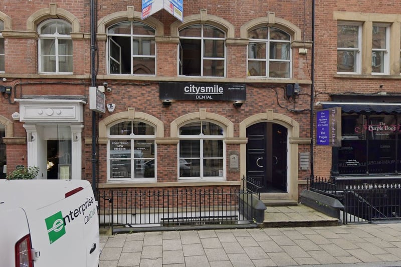 City Smile Dental, on York Place, has 4.8 stars out of 5 based on 76 based Google reviews. One patient said: "The best dentist I've ever been to."