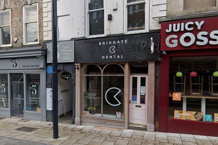 Briggate Dental, on Lower Briggate, has 4.5 stars out of 5 based on 40 Google reviews.