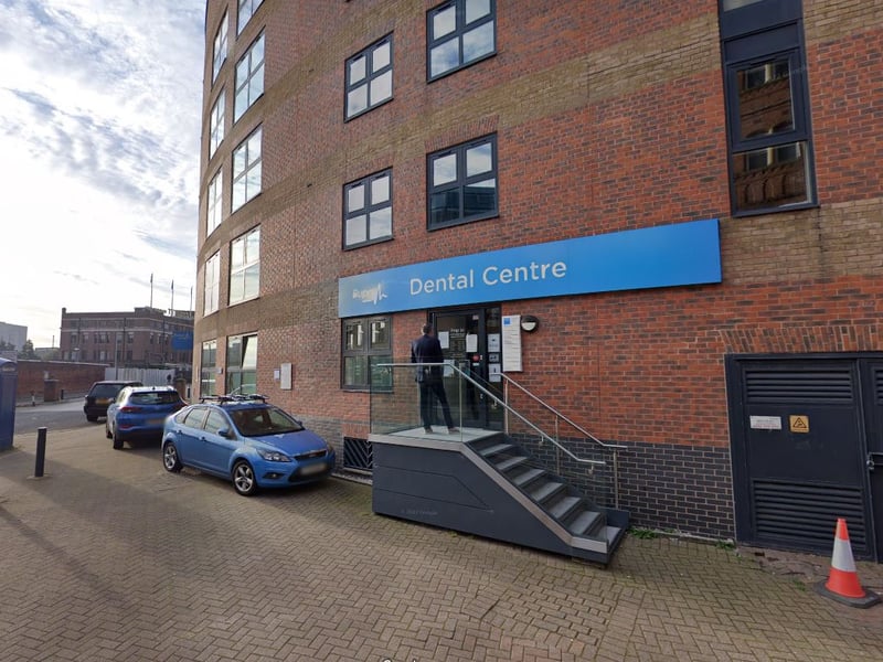 Bupa Dental Care, on The Bridge off Waterloo Street, has 4.6 stars out of 5 based on 70 Google reviews.