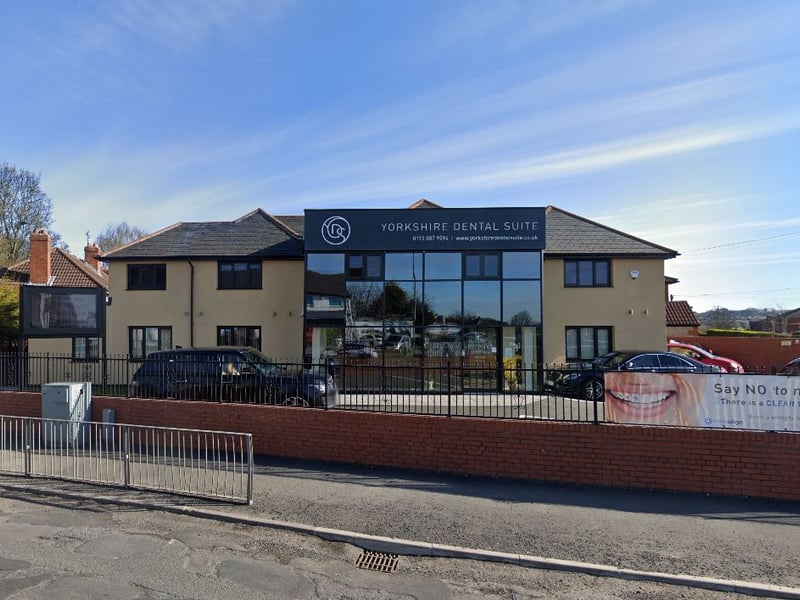 Yorkshire Dental Suite, on Oakwood Lane, has 5 out of 5 stars based on 2,100 Google reviews.