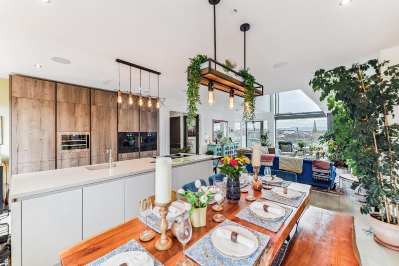 As well as a generous modern kitchen, there is also extensive space for a dining area which would be the perfect informal space to have friends around. 