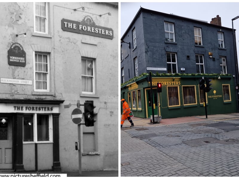 The Foresters in the 1970s, and as it is today, after after it was rebranded back to the Foresters. Our gallery shows Division Street as it was going back through the 70s, 80s and 90s. Picture: Picture Sheffield / National World