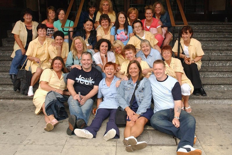 These Dewhirst staff were pictured in July 2004.
