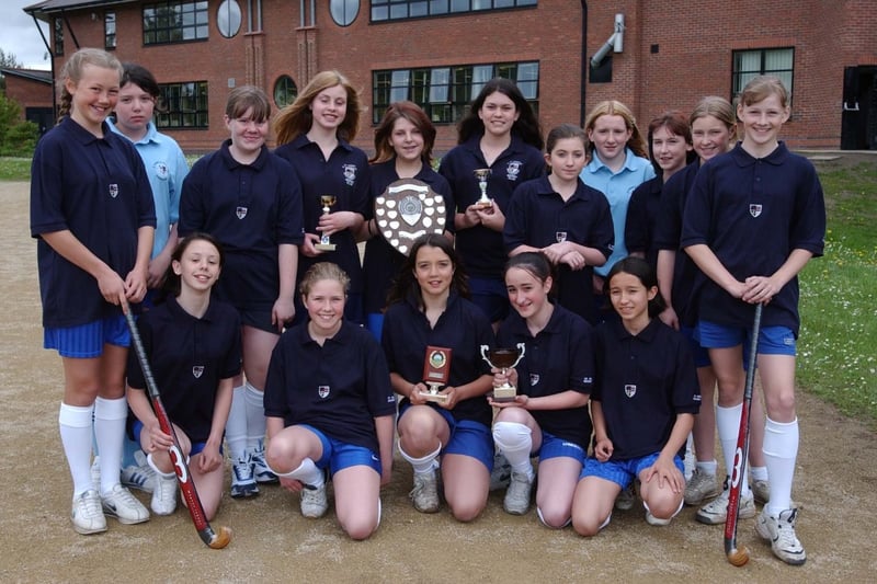 The trophy-winning St Robert of Newminster School team was pictured in May 2003.