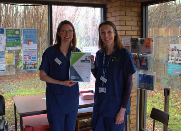 Dr Kate Turner and Dr Fran Cundill from the Green Cross Group Practice.