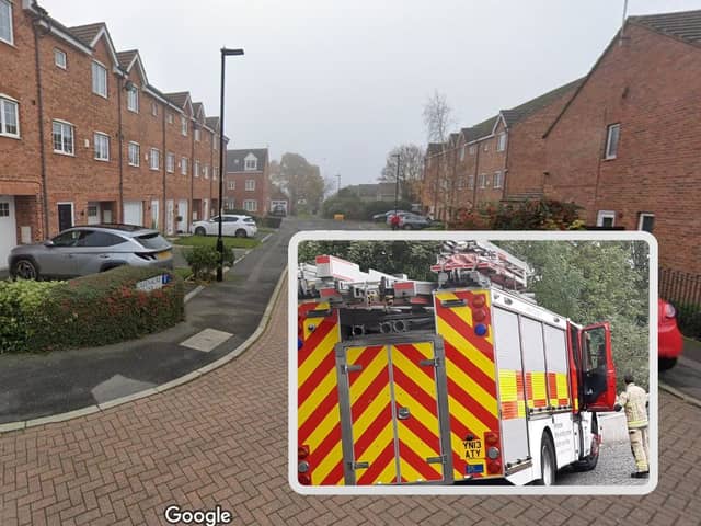 Firefighters were called to an arson attack on Greenacre Close, near Gleadless, Sheffield. Picture: Google / National World