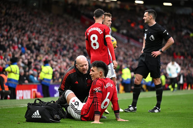Martinez had only just returned from a long spell out before picking up a knee ligament injury against West Ham. The club confirmed an eight-week absence earlier this month.