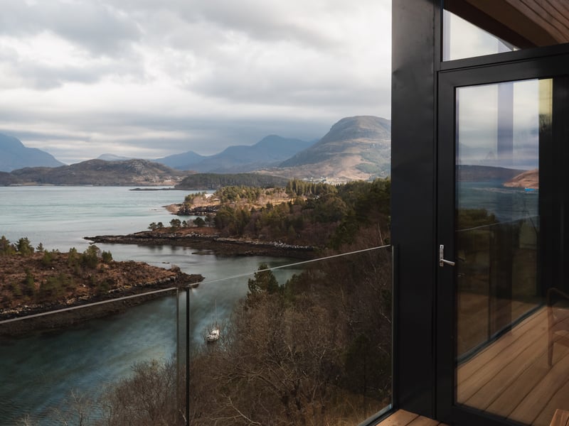 The view from the balcony.