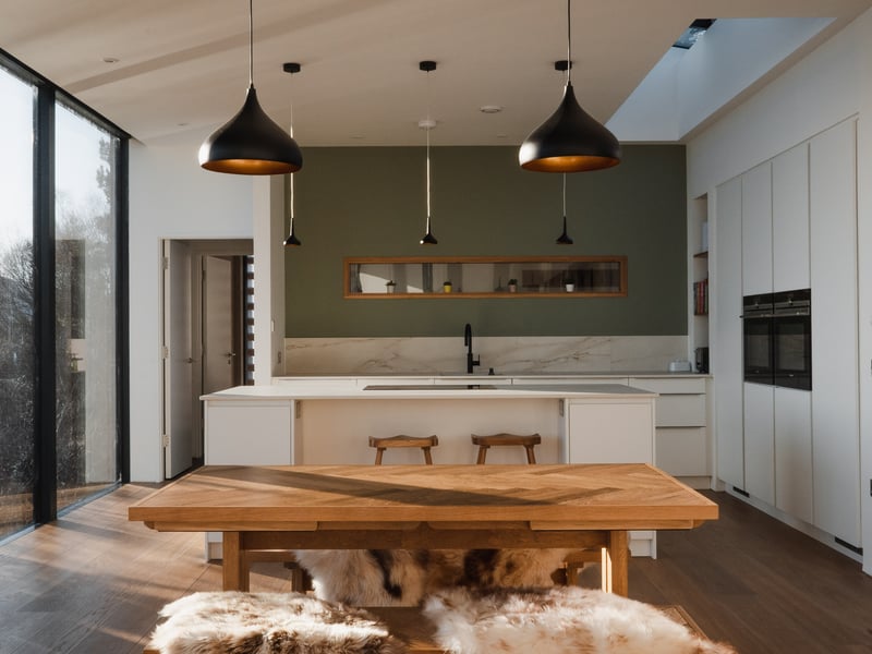 The fully-equipped kitchen has everything you need to cook up a tasty holiday feast.