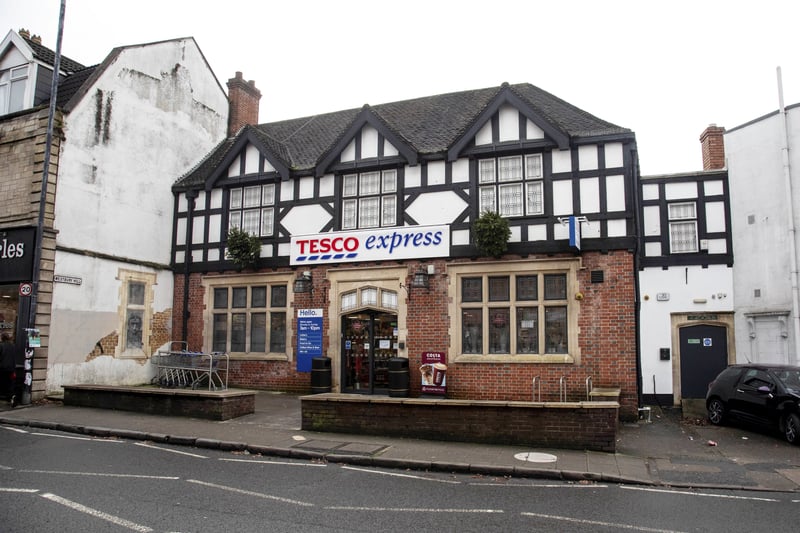 The Tesco Express in Westbury-on-Trym which was formerly the Foresters pub