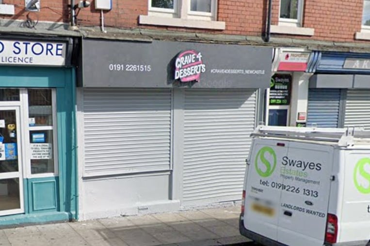 Crave 4 Desserts on Hadrian Road has been given a zero star rating from a September 2023 inspection. 