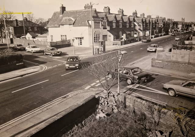 This is the junction of Church Road and Kenilworth Road in March 1980