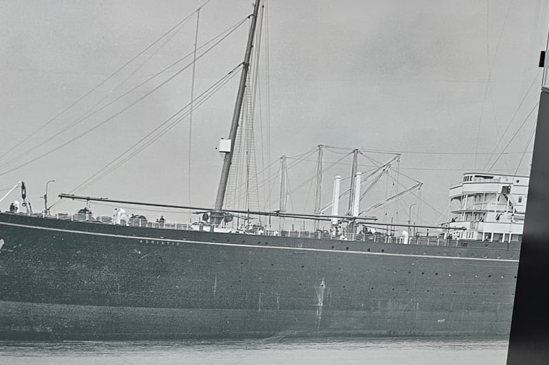 Launched in 1906, the Adriatic was a precursor to the Titanic and was celebrated as the largest, fastest and most luxurious ship of its time and was the first ocean liner to have an indoor swimming pool and a Turkish bath.