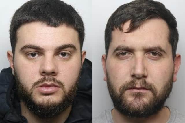 Behari Damiano, aged 25, and Guri Eneo, aged 27, have been jailed for 40 months each after appearing at Sheffield Crown Court.