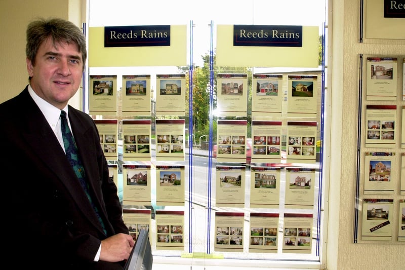 This is Greg Howell who was branch manager of Reed Rains esatate agents in Rothwell. Pictured in October 2003. 