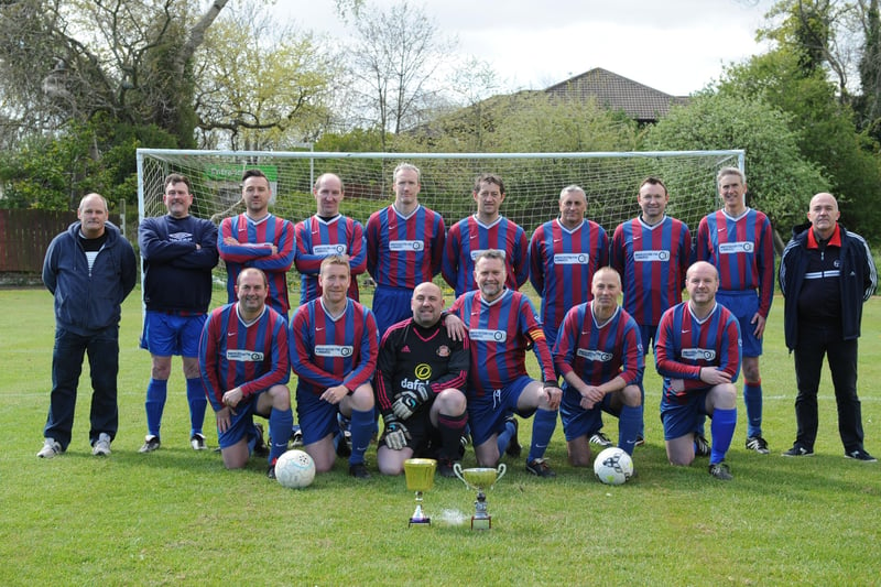 Ivy Legends, before the Billy Lorraine Over 40's Cup Final at Monkwearmouth Cricket Club, Thompson Road, Sunderland.