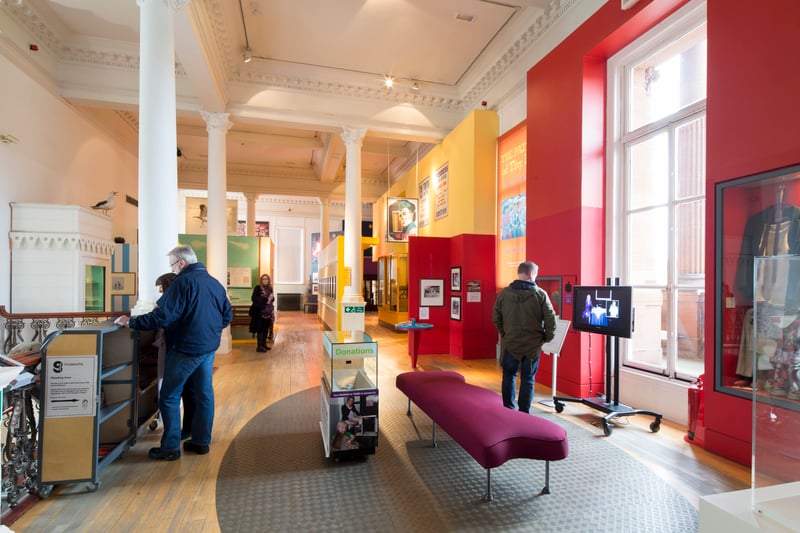 The People's Palace is a bright space that is the perfect place to spend a rainy day in Glasgow. 