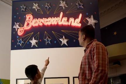 The neon-iconography of the Barrowland Ballroom is very important to the people of Glasgow with a smaller example on display at the People's Palace/ 