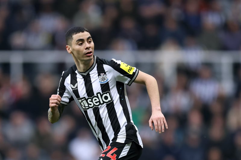 Howe says Almiron should be "there or thereabouts" for Burnley after missing the last month with a knee injury. Possible return date: Burnley (A) 04/05
