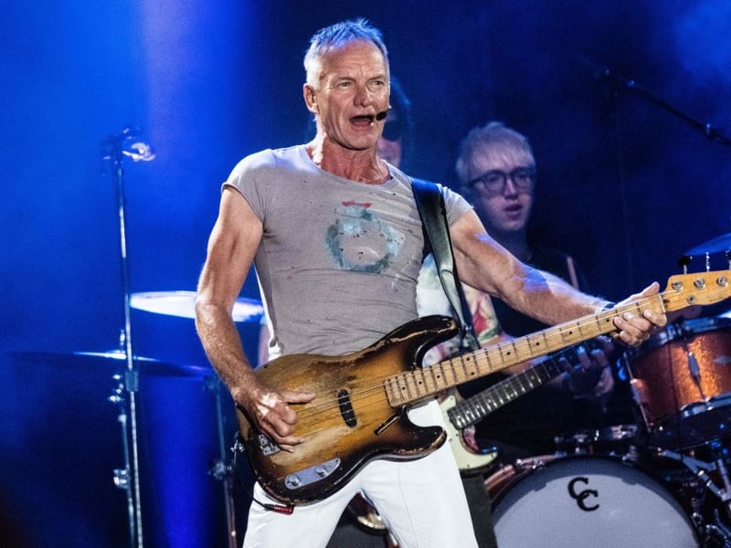 Gordon Sumner received his Sting nickname due to his habit of wearing a black and yellow striped jumper. His estimated fortune of $550 million has been earned by swapping a succesful period fronting band The Police for an even more lucrative solo career.