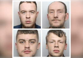 Sheffield crime Four gang members including uncle and nephew jailed for supplying 4kg of heroin and cocaine Four Sheffield gang members have been jailed for a total of 26 years and seven months af.png