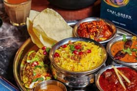 Curry Thaali at Chai Green.