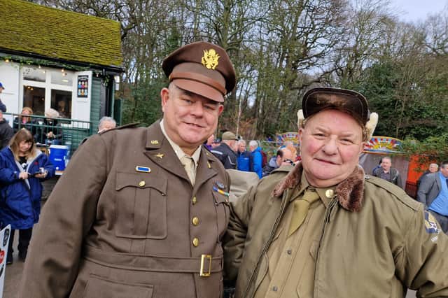 Grahame Barrass, of Thorne, Doncaster. and Dean McDonald, of Parson Cross, Sheffield, from Squadron X living history group. Picture: David Kessen, National World