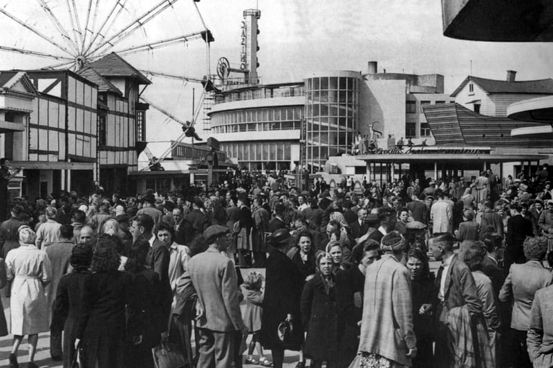 The Big Wheel and Noah's Ark were already proving popular with the bank holiday crowds of 1946