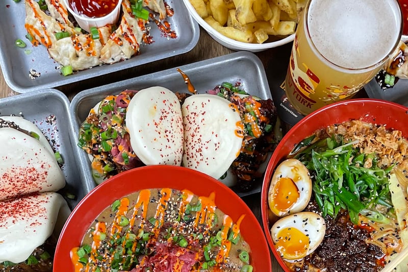 Yuzu Street Food, located on New Briggate in the city centre, has a rating of 4.3 stars from 63 Google reviews. A customer at Yuzu said: "Brilliant food, will 100% return. Also had a few really nice fruity IPAs. Great place, I recommend highly."
