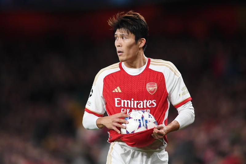 Doubt - The Japanese star is in a similar position to Zinchenko with Arteta saying we will 'wait and see' but his return is 'possible'.