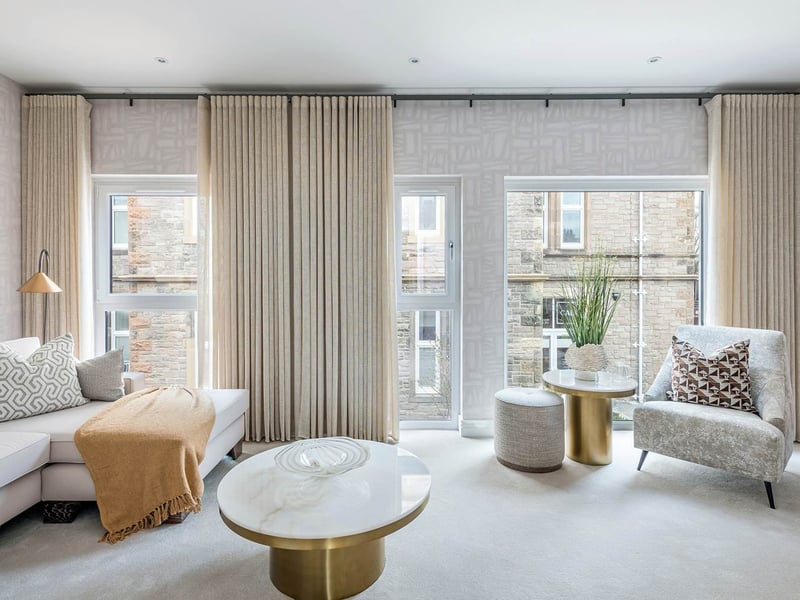 Interior: The townhouse offers more than 2,700sq ft of floor space, with a lower-ground floor featuring an open-plan kitchen-dining area with French doors to a patio. Its ground-floor living room benefits from a balcony. And all bedrooms are over floors one and two.