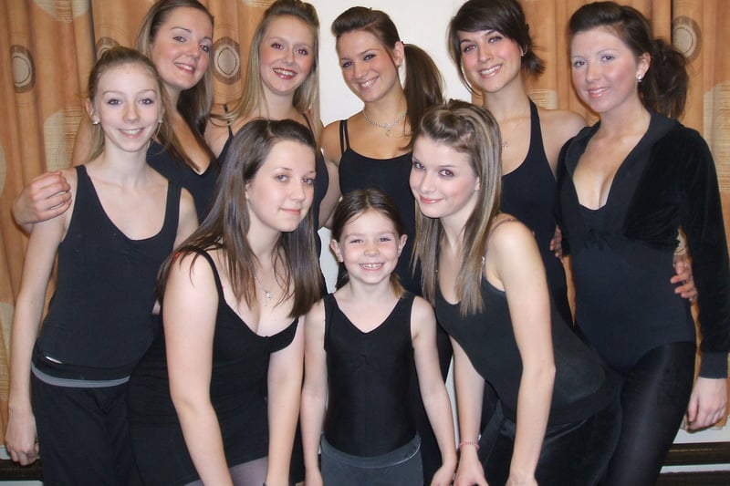 Doreen Ladley's School of Theatre Dance in November 2006. Pictured, back row from left, are Olivia Moran, Gabby Russell, Emily Dickinson, Sophie Emmitt, Laura Emmitt and Moya Waite. Front, from left, are Rachael Bell, Ruby Moran and Mary Hodgkinson.