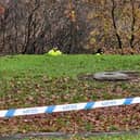 Police at a suspected murder scene last year. The number of homicides fell in South Yorkshire. Picture: National World