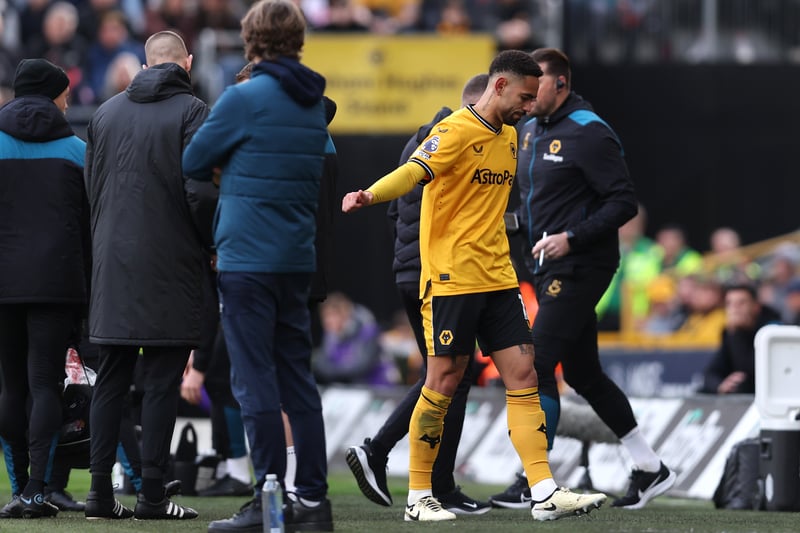 Cunha is Wolves' only injury absentee through a hamstring. He will return in early April.