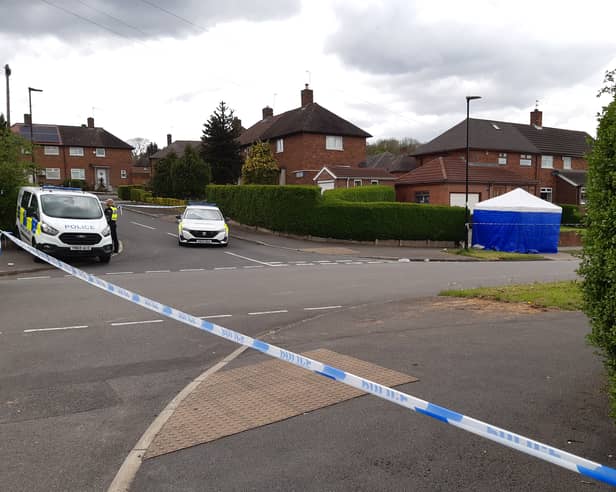 Police at a Sheffield crime scene. Concerns have been raised over knife crime figures. Picture: National World