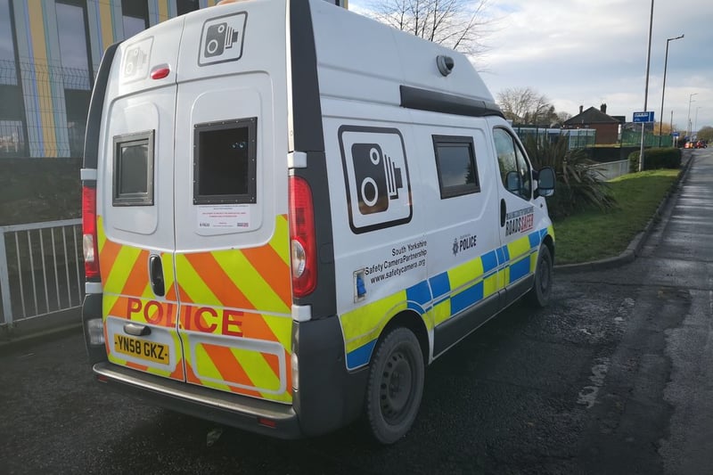 Police mobile speed cameras will be at up to 60 locations in Sheffield in March. 