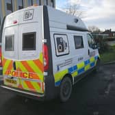 A lorry driver who deliberately parked in front of a police speed camera van could be charged with obstruction and lose his job.
