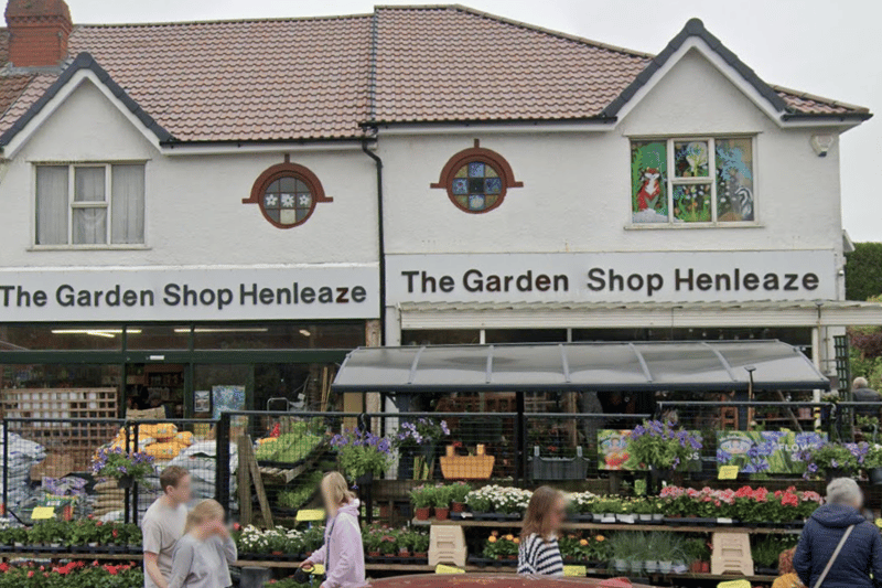Henleaze Garden Shop in Henleaze Road, Henleaze, has a 4.7 rating on Google from 383 reviews.