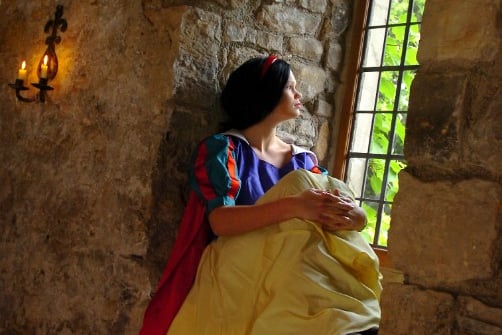 Stephanie Urwin was Snow White during Fairytale Week at Crook Hall in Durham in 2010.