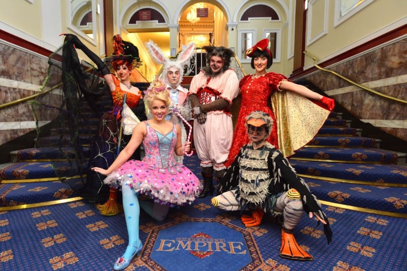 The characters from Shrek The Musical were taking residence at Sunderland Empire in this scene from February 2018.