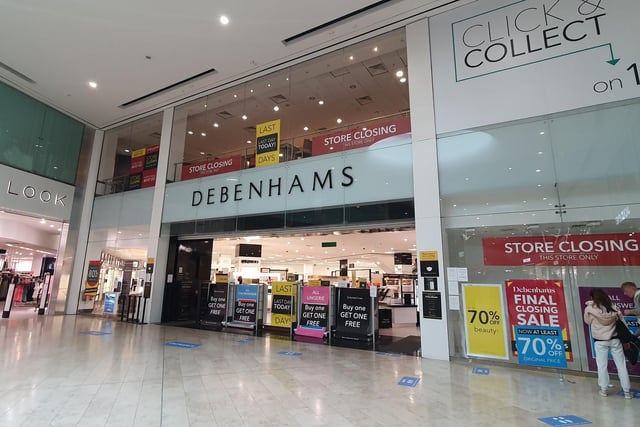 Debenhams closed on 8 May 2021