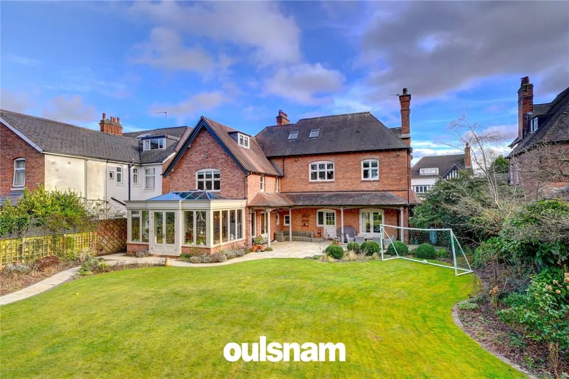 The delightful landscaped gardens are flanked by mature planting beds and stone flagged pathways with access to a timber framed greenhouse and vegetable garden and superb stone flagged terrace accessed from the orangery and sitting room with feature pitched verandah style awning with feature pillars.