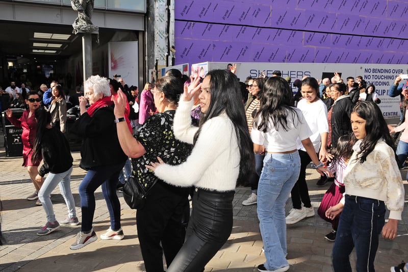 Briggate was transformed into a dance floor as participants grooved to infectious beats, spreading smiles and positivity.