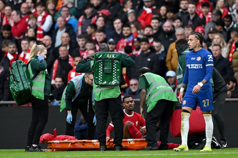 The Dutchman suffered ligament damage in the Carabao Cup final and had to be stretchered off in the first half. He'll miss out against Forest.