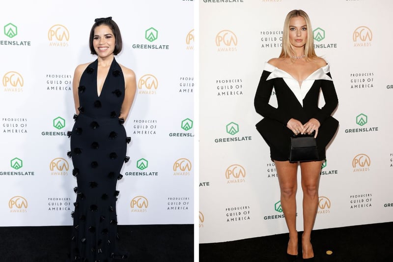 America Ferrera and Margot Robbie  Best and Worst dressed Producers Guild Awards 2024 (Getty)